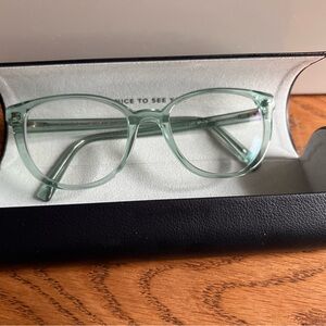 Warby Parker Elodie - Crystal Mint Green Eyeglasses